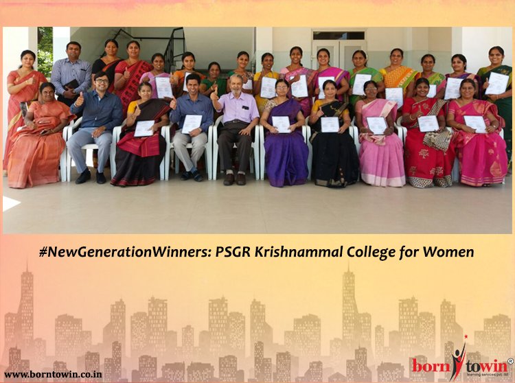 borntowinls's tweet photo. The team at PSGR Krishnammal College for Women is all set to show off their winning quotient!
#NewGenerationWinners https://t.co/GPemIBwQme