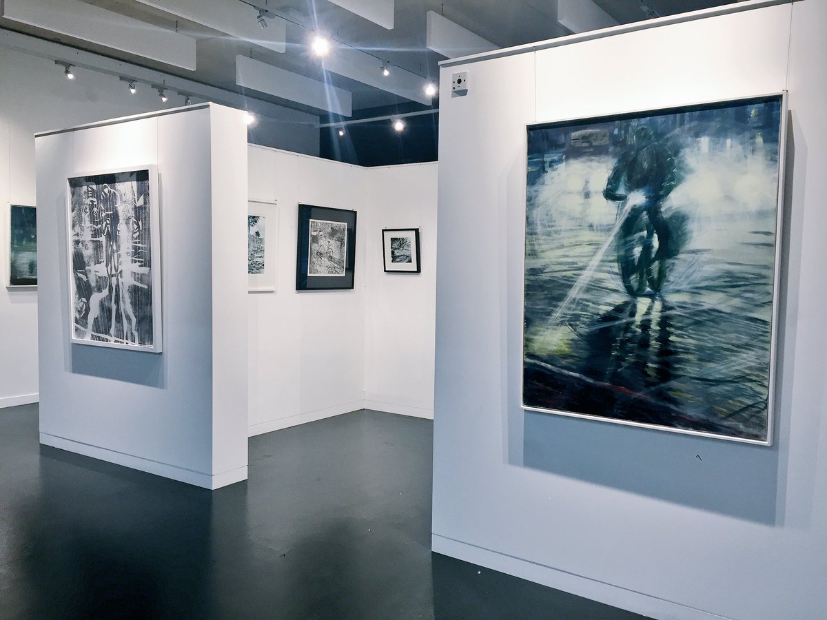 Last few days of Contested Space by Svetlana Atlavina. Come along. #paintings #art #exhibition #WillesdenGallery