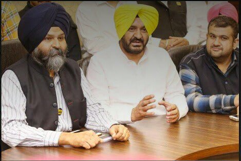 PUNJABAAP's tweet photo. Ye hai.  Akali+Congress https://t.co/RvYgetW5tM