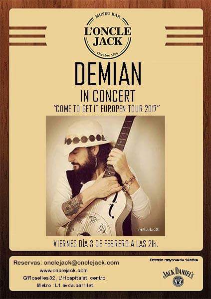 DEMIAN_BAND's tweet photo. Este viernes! https://t.co/0eClEPVuRL
