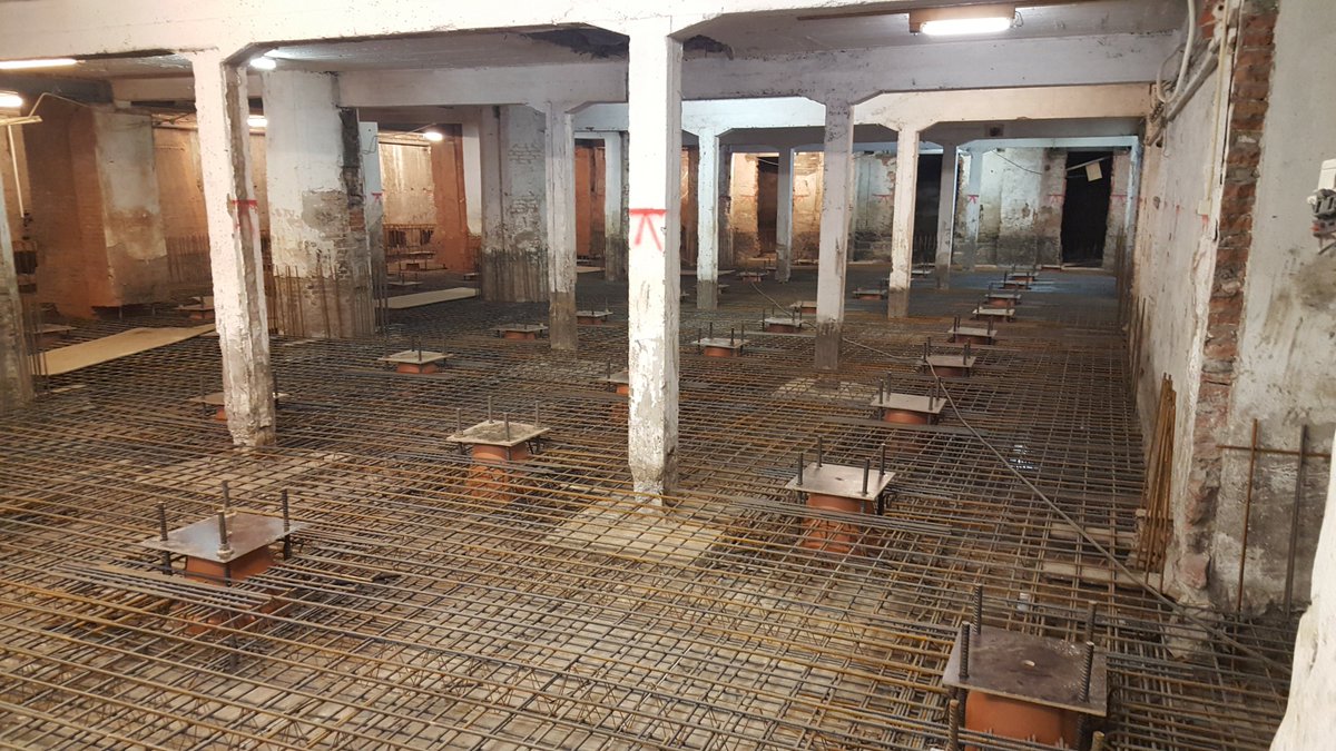 Nieuws <a href="/bouwwereld/">Bouwwereld</a>: Herstel kerkfundering met 149 drukpalen... bouwwereld.nl/nieuws/funderi…