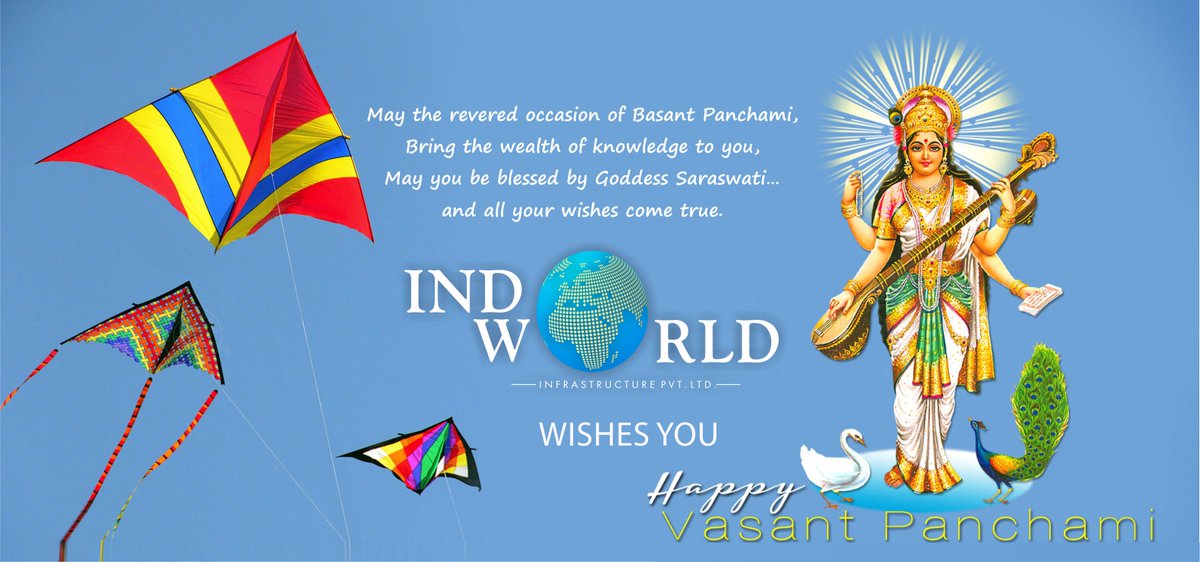 IndoWorld7's tweet photo. #vansatpanchami #indoworld #emporis #tower #noida #Happy #celebration #joy #festival #wishes #greetings https://t.co/CkVJJnIpRm