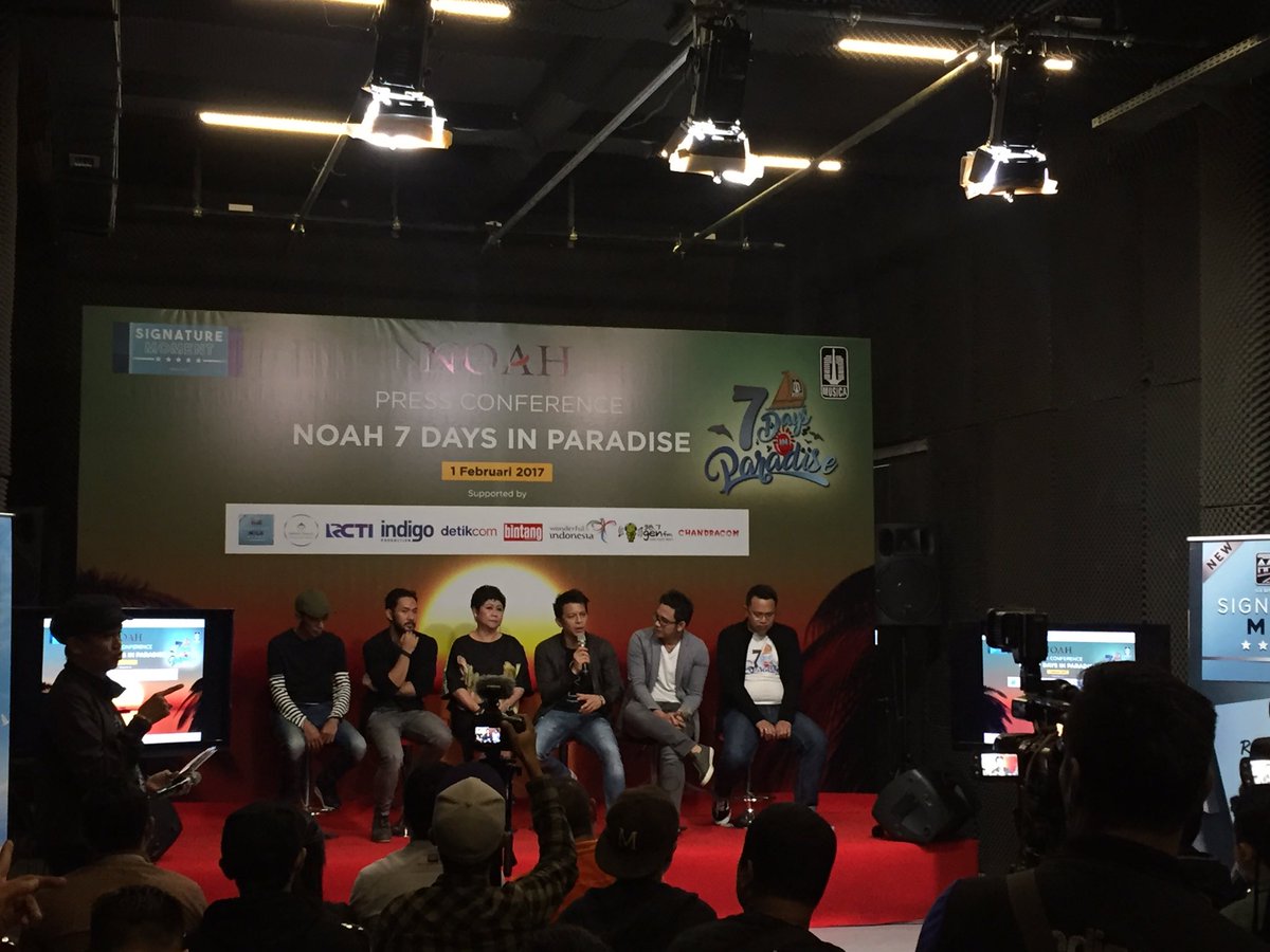 Setelah 5 tahun dalam rangka #NOAH7DaysInParadise <a href="/NOAH_ID/">NOAH</a> akan rekaman album kedua mereka :)