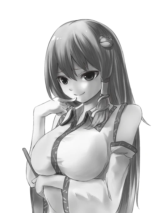 「ウフフ…変なTシャツ…」 
