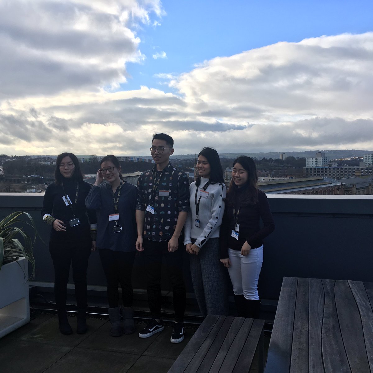 BathSofM's tweet photo. #UniofBathFBC students enjoying the view from @PwC_UK offices in Bristol @PwC_UK_Careers #BathSoMMSc https://t.co/gnw60xU5fr
