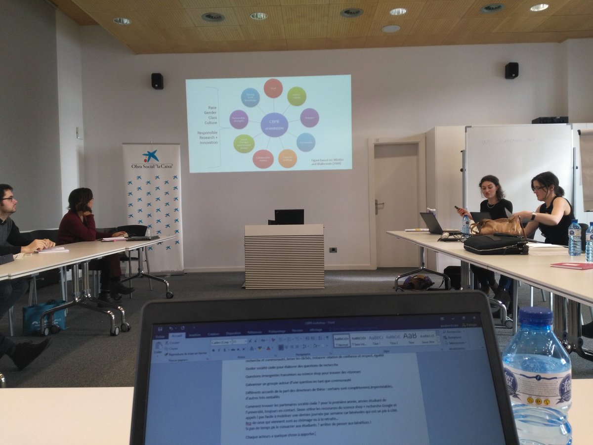 PopSciences's tweet photo. Beaucoup de bonnes idées dans ce workshop dédié à la recherche participative! À transposer dans notre Boutique des sciences ? #CBPR #EnRRICH https://t.co/BQvdcbJbje