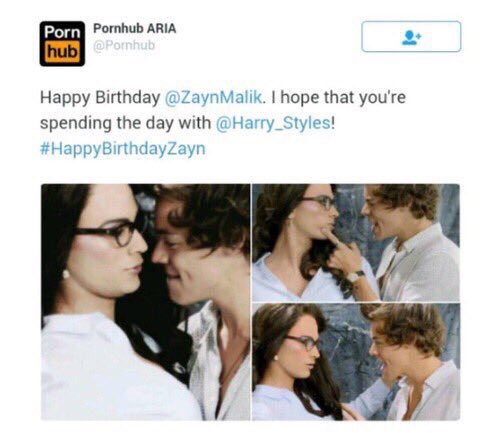  He\ll make one with Zayn Malik don\t worry i\ll record & send it to you.
HAPPY BDAY HARRY 
