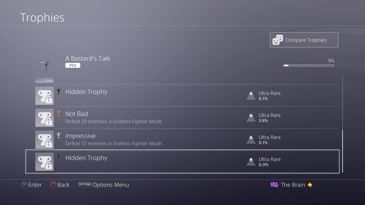 plus1luck's tweet photo. Idk what this hidden trophy is but no one has gotten it and I want it! #ABastardsTale https://t.co/ONXyQThSdp