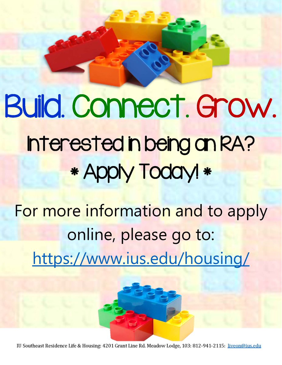 Only two days left to submit your application! Apply today to be an RA!