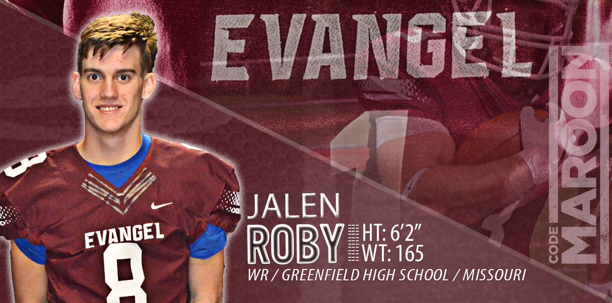 Evangel_FB's tweet photo. Welcome WR Jalen Roby to the #codemaroon family!
#17Cru https://t.co/oZtdimS0jS