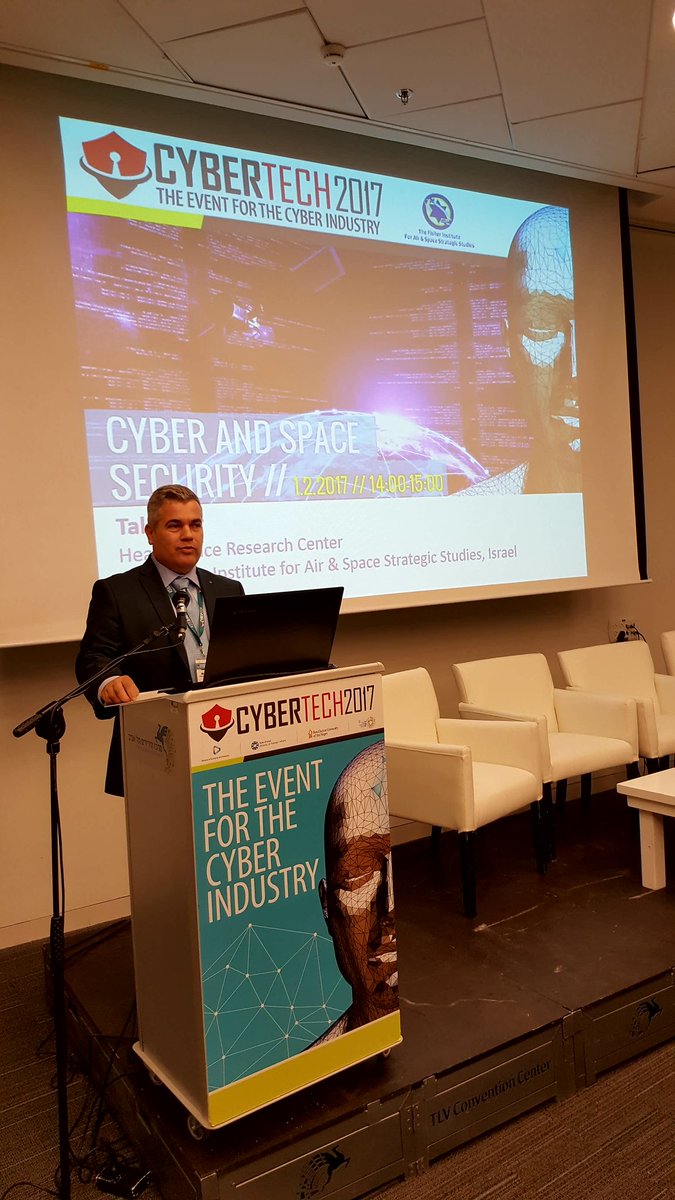 inbarspace's tweet photo. Space and cyber lecture and panel moderating at @ID_Cybertech https://t.co/PDFV81OmrW