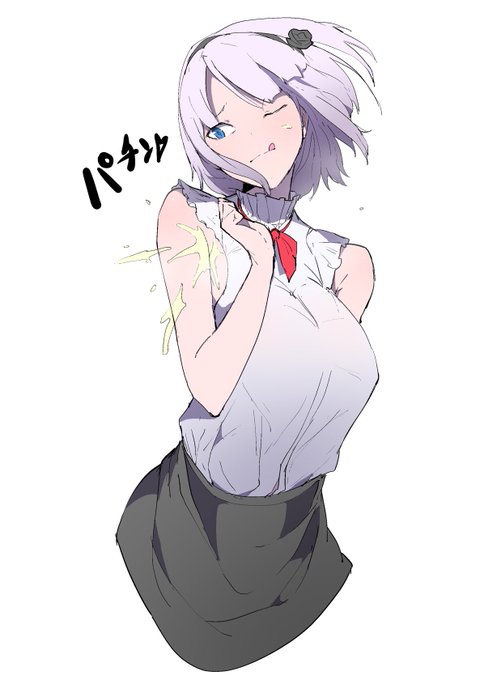 腋圧でたまごアイスを粉砕するほたるさんを描きました 