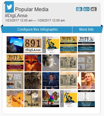 DigMichNews's tweet photo. Here is the popular media used by #DigLAnse! Notice the #cat pictures! https://t.co/9BU0Igug23