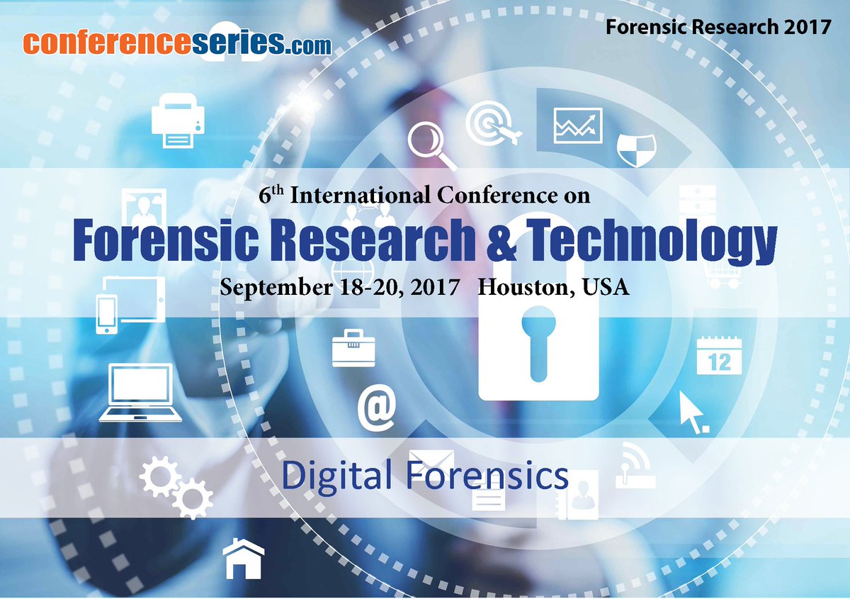 ForensResConf's tweet photo. #ForensicResearch2017 during September 18-20, 2017 #Houston, USA
#DigitalForensics. Please visit: https://t.co/0kTNCq1weN https://t.co/9beoaNzV8Y