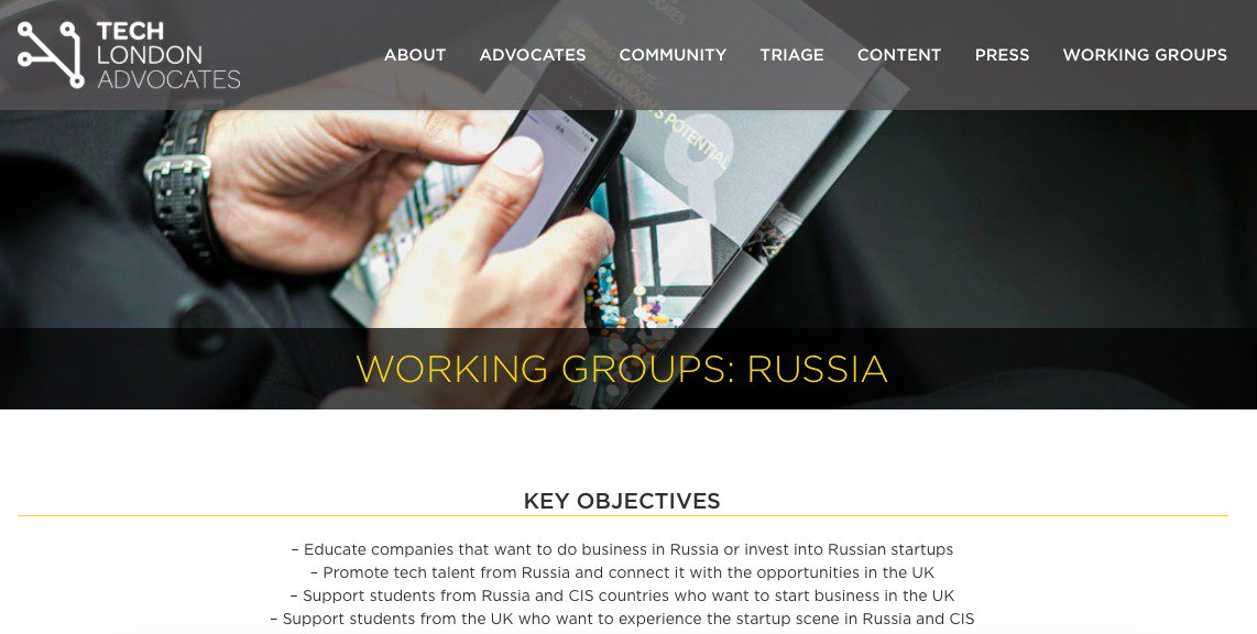 Today we went live!!! Read about <a href="/TLA_Russia/">TLA Russia</a> vision &amp; 2017 plans here techlondonadvocates.org.uk/working-groups… Contact us if you want to join! <a href="/TechLondonAdv/">Tech London Advocates</a>