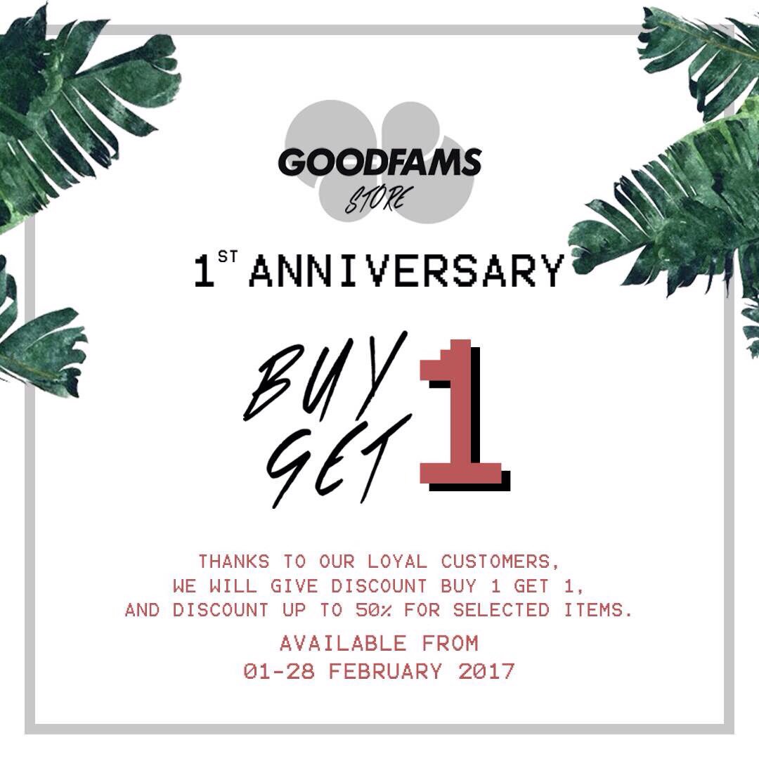 thegoodfams1's tweet photo. 1st anniversary store https://t.co/l8nNHJv34A