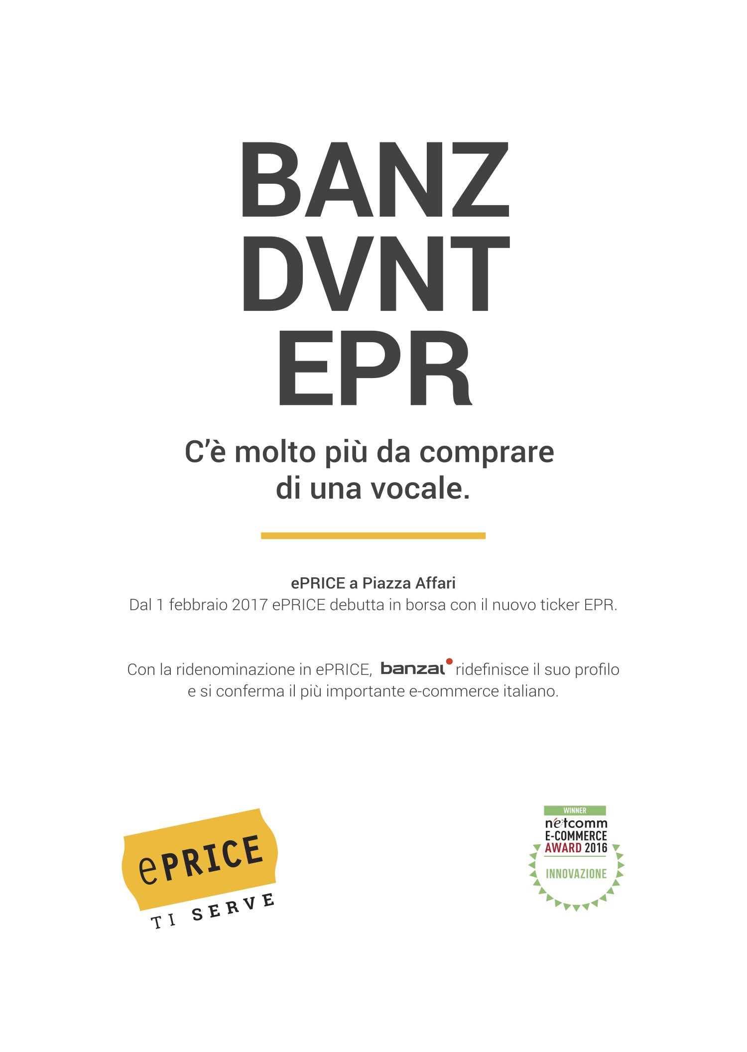 ePRICE Corporate Banzaitweet X