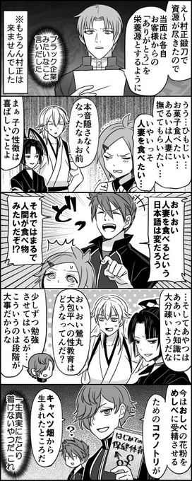㉑包丁くん
㉒馬鹿やってる鳥太刀

リクエストありがとうございました！ 