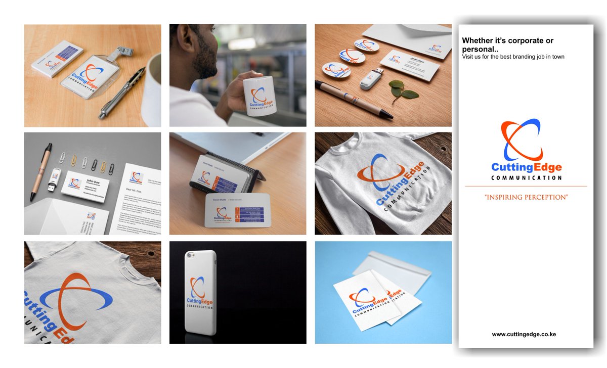 CuttingEdge_KE's tweet photo. Because branding is what we do!
#InspiringPerceptions https://t.co/A5D9eCvi55