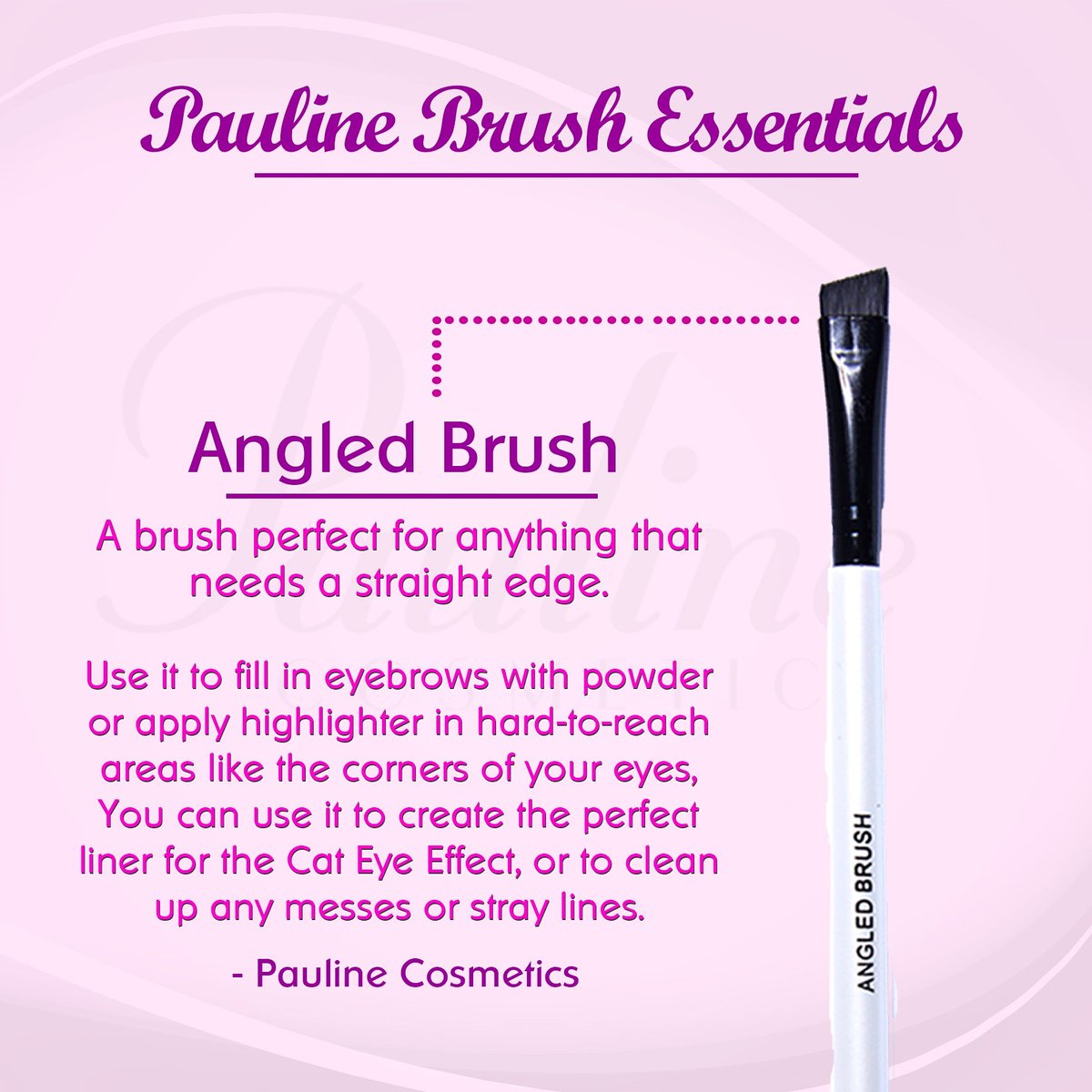 paulinecosmetic's tweet photo. An angle brush can be used for a number of things, most importantly for anything that needs a straight edge.
#makeuptips #brushessentials https://t.co/2hfYxgZfzL