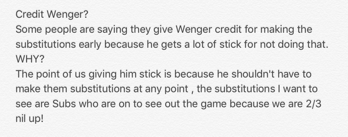 TrueGoonerAFC_'s tweet photo. Credit Wenger!?
#Arsenal #Wenger 
Part 5 https://t.co/XBXsgdFfhh
