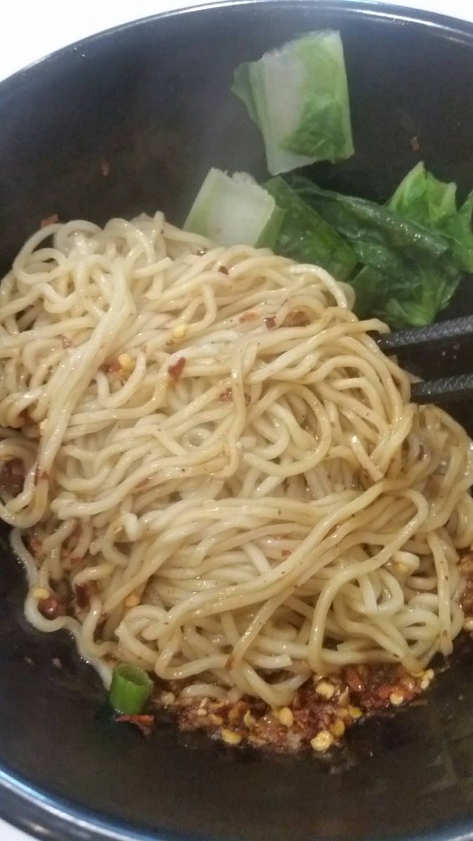 KathyKoller3's tweet photo. The last supper.... Spicy and delicious noodles. https://t.co/oYEcAtufH6