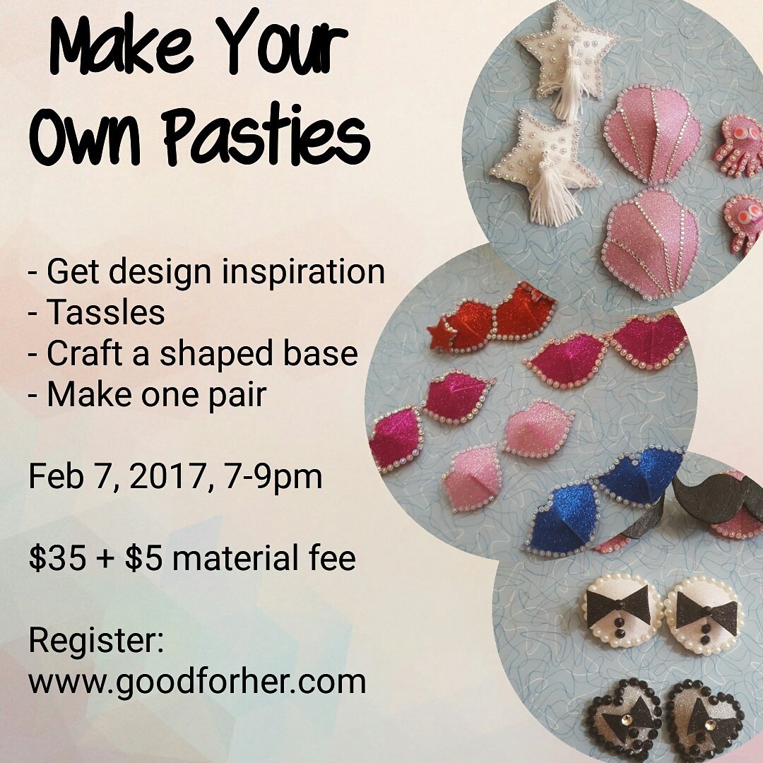 lunamatatas's tweet photo. Need some naked decorations? ;) make your own #pasties! #DIYburlesque #boudoir #striptease #TO #naughtyTO #ValentinesDay #craftnight #sexy https://t.co/bW97fvI1Zl