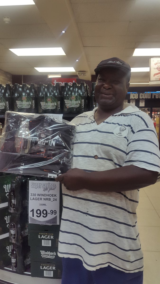 Our latest winner of the Russian Bear hamper !!!