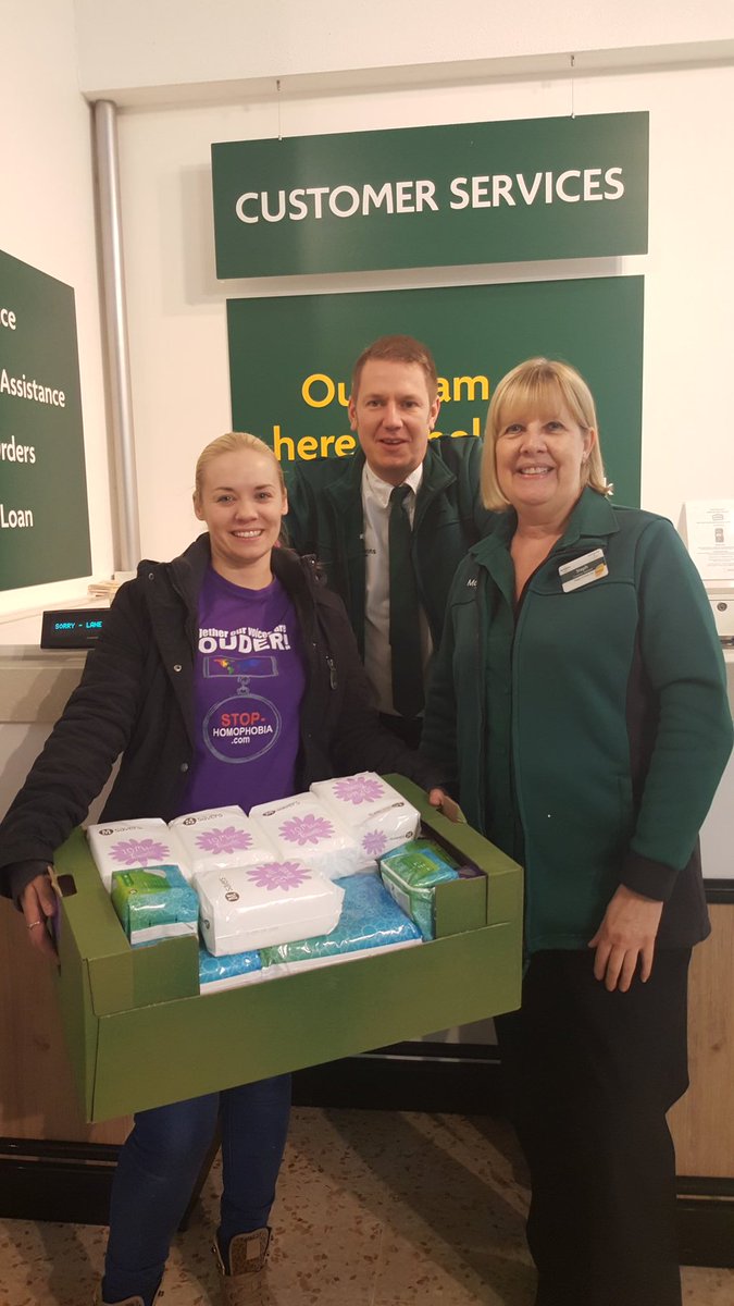 CWUmidlands7's tweet photo. Thank you so much @Morrisons for your Donation of #SanitaryProducts for vulnerable women #homlessperiod @HomelessPeriod_ @CWUnews https://t.co/slAczzGsWD