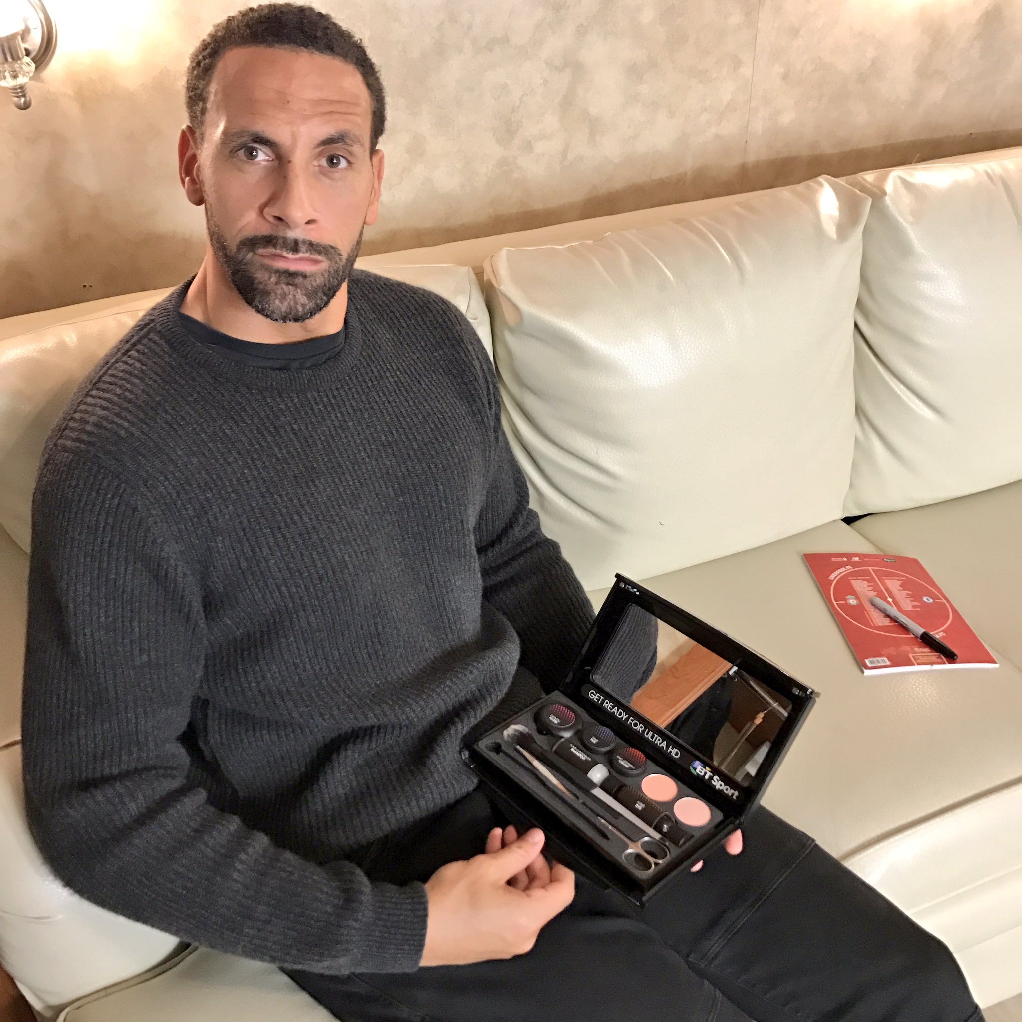 Rio Ferdinand Been Told To Check My Beard Game Btsport Sent Me This Kit To Make Me Look Fresh As Games Will Be Shown In More Detail Getultrahdready T Co Qpgyft57ki