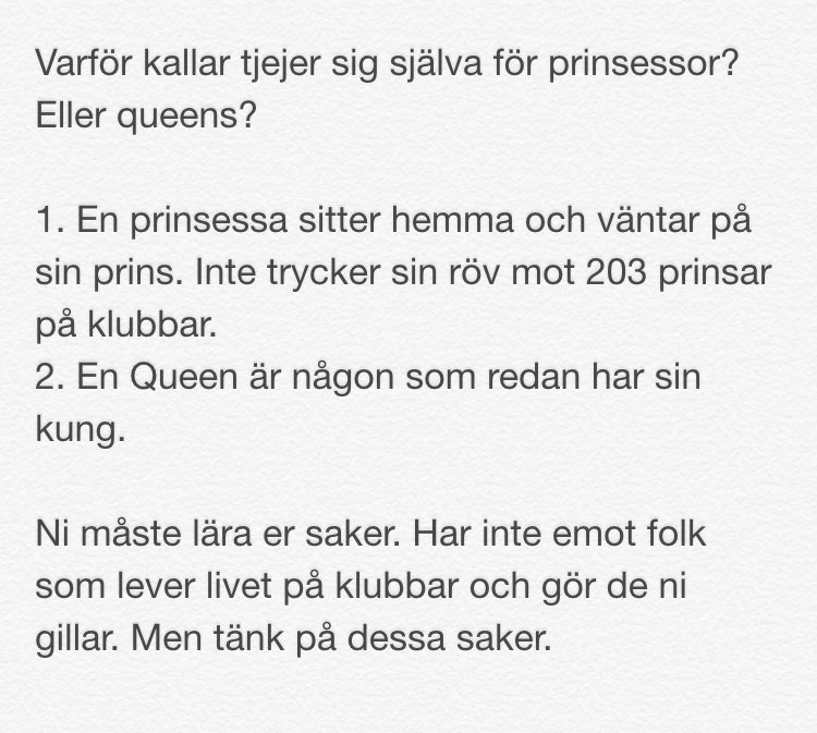 ImmadLouli's tweet photo. This generation mannen 😂 Gäller både män och kvinnor 🙌🏻 Queens &amp; Kings? Nej ni är smuts i mina ögon https://t.co/5WraMXf133