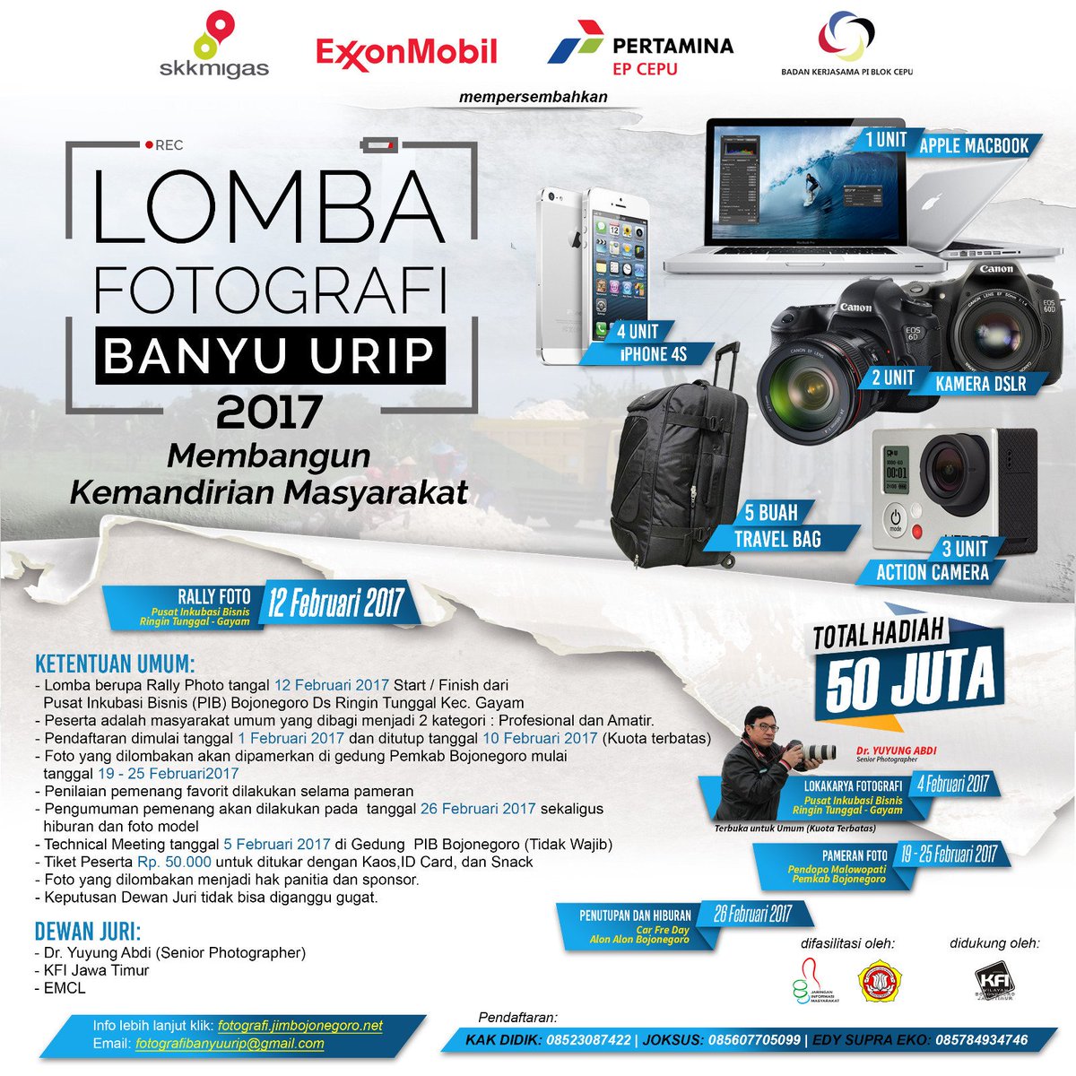 Sahabat Blogger yang suka Fotografi, yuk ikutan ! <a href="/JIMBojonegoro/">Bojonegoro Produktif</a> <a href="/ExxonMobil_ID/">ExxonMobil Indonesia</a> #GAYAMDEKAT