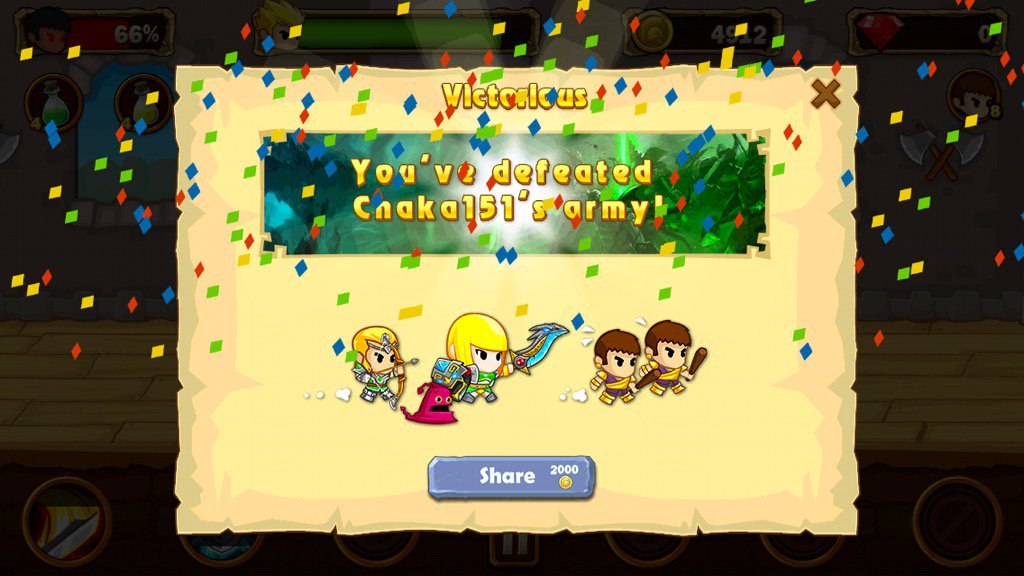 27Toth's tweet image. I've just beaten Chaka151's army in an insane battle! #pocketarmy itunes.apple.com/us/app/id52996…