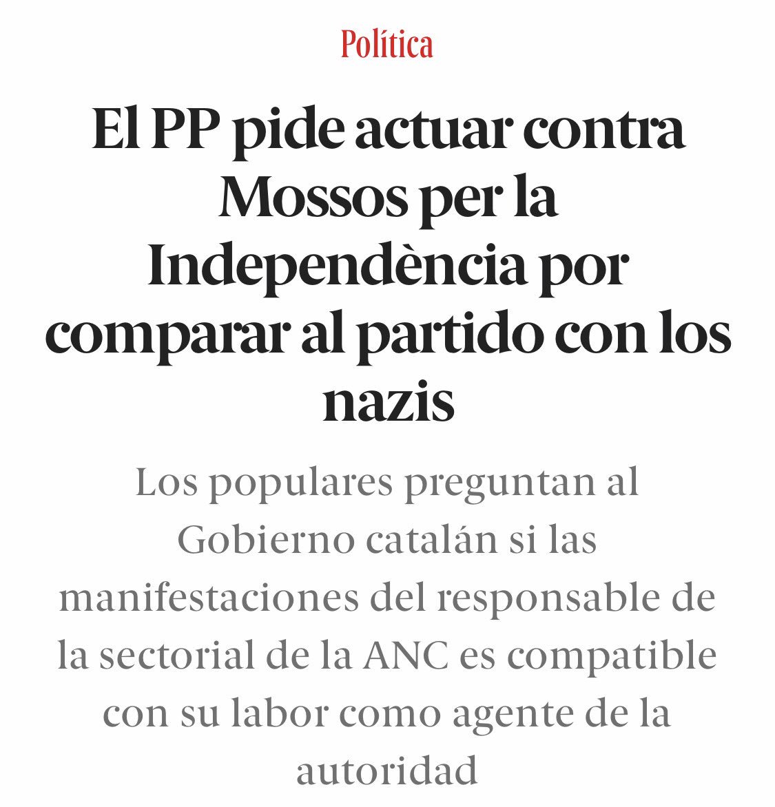 albertdmcat's tweet photo. El @PPopular vol el meu cap tant si com no. Detesten que no pensis com ells. Realment creuen en la llibertat i la democràcia? @ANC_Mossos https://t.co/GfEfPH88a5