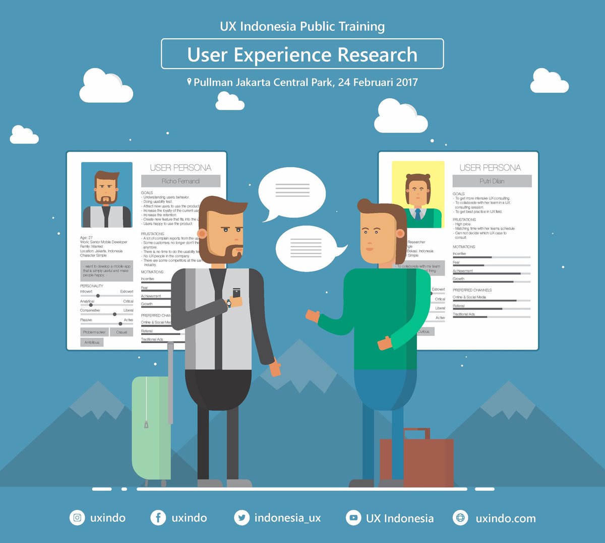 eunicesari's tweet image. Learn #uxtool #uxtechnique #uxcasestudy at #uxindonesia #publictraining #ux #userexperience #useresearch at #jakarta #24 #February #2017