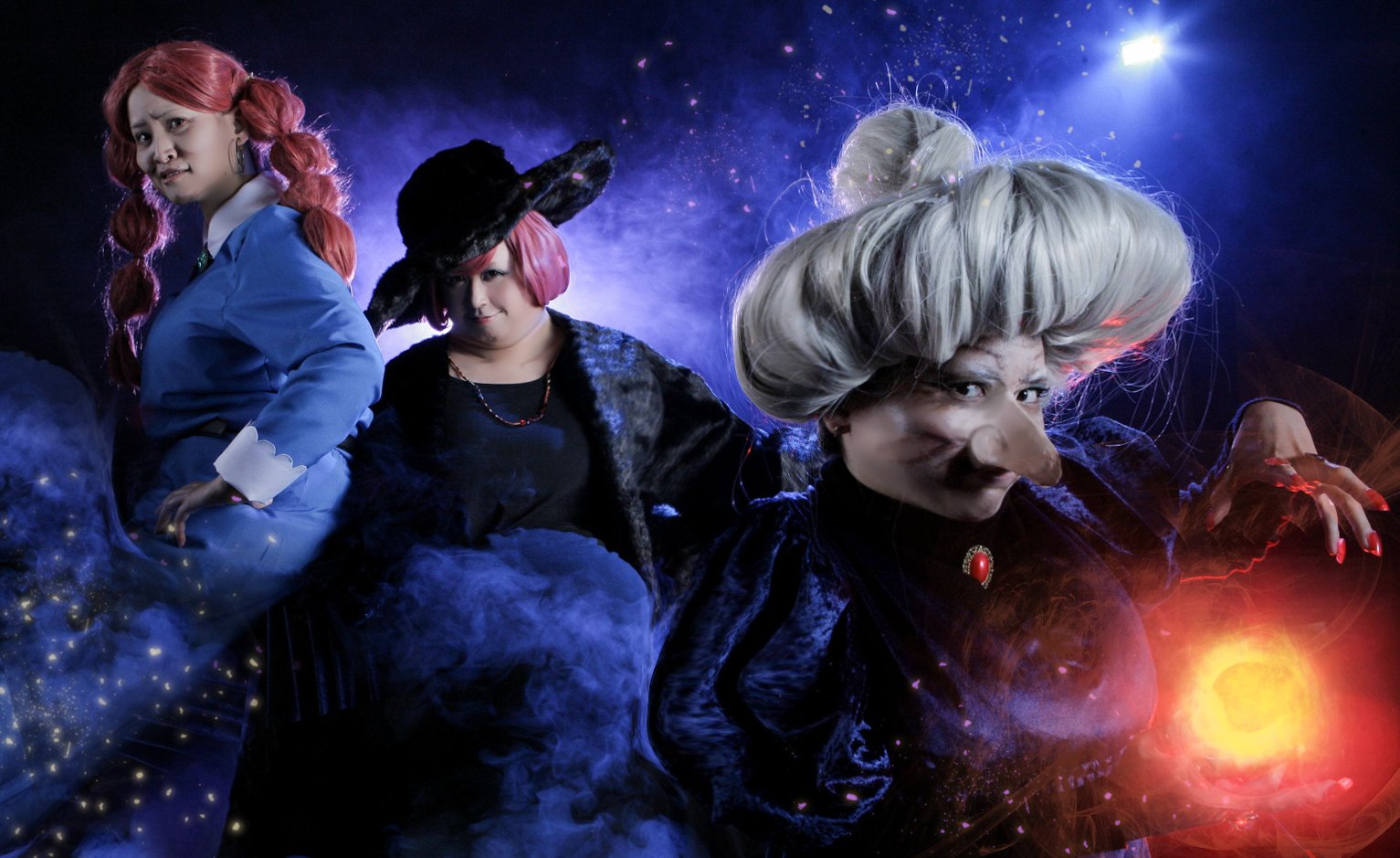 コスプレ 私達がいなければ 物語は始まらない ジブリ３大婆合わせしてきました 千と千尋の神隠し 湯婆婆 トノコ 天空の城ラピュタ ドーラ りせ ハウルの動く城 荒地の魔女 まむ P 砂 St Cosna Thanks Kagusa Chip 話題の画像がわかるサイト