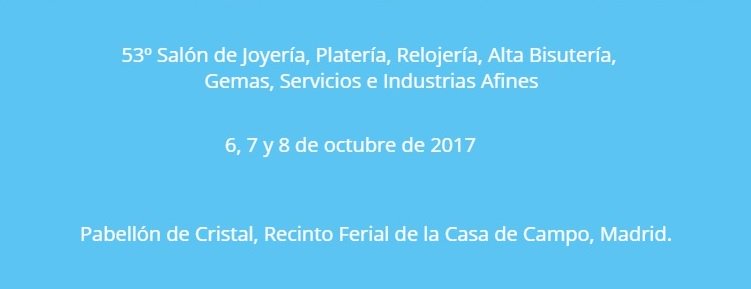 IBERJOYAFOREVER's tweet photo. YA ESTÁ EN MARCHA LA NUEVA IBERJOYA. En 2017, tres días en tu agenda, 6,7 y 8 de octubre https://t.co/360t1ybb7v #iberjoyaforever #iberjoya https://t.co/JfXTpFlNVR