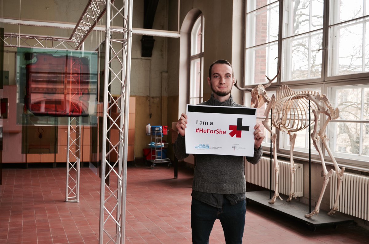 heforsheGER's tweet photo. #HeForShe arrived at Humboldt University Berlin! Join the conversation! #heforshe #equality #feminism #equalrights ©Anna Nathalie Olszewski https://t.co/T3bsFFhB2x