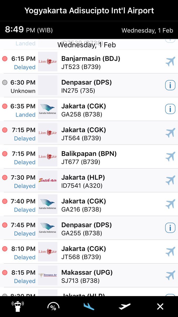 theislandflyer's tweet photo. Garuda Indonesia #GA258 has veered off the runway at #Jogjakarta. All pax reported safe, #JOG airport closed, all inbounds diverting to #CGK https://t.co/earhCcPkMG