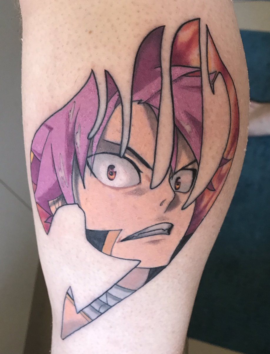 Fairy tail tattoo on the inner forearm