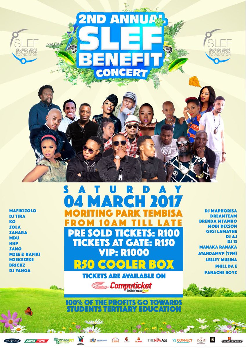 The_Usual's tweet photo. @ZaharaSA out at the #SLEFBenefitConcert Moriting Park in Tembisa 4th March #ChangingYoungLives @djsbu https://t.co/HVtvVnt7Iw