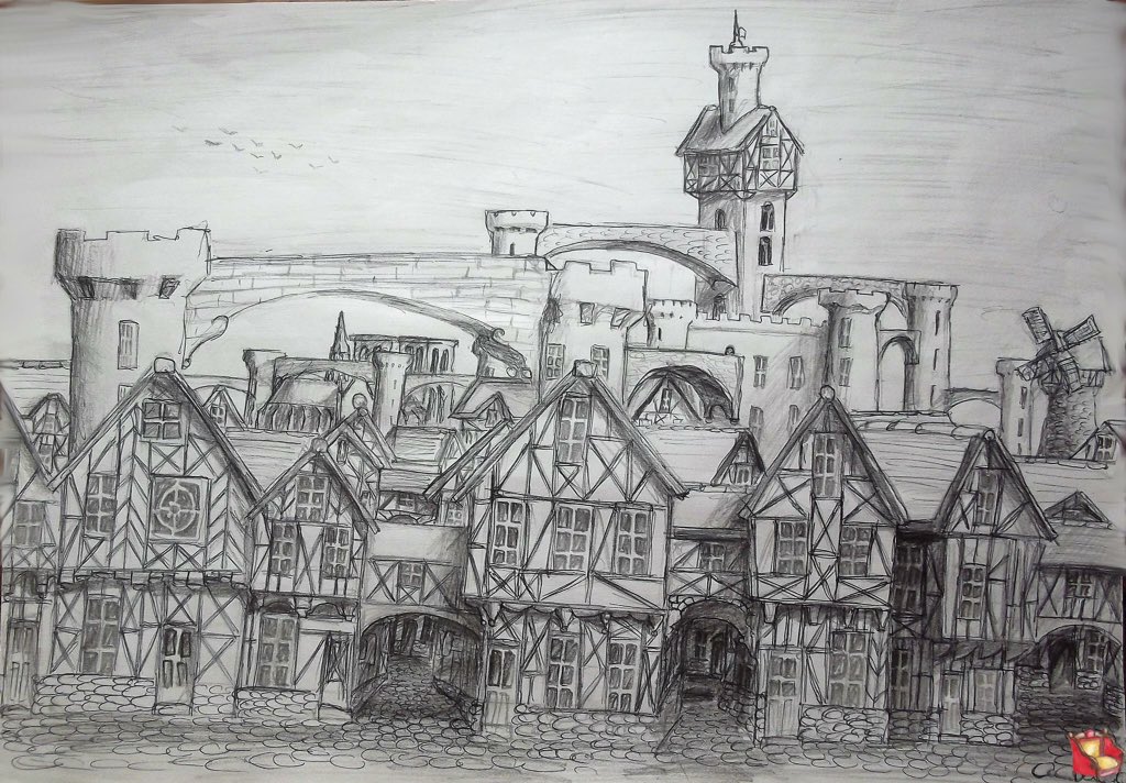 ELIAREycreation's tweet photo. Dessin: Ville de ponts
Drawing: City of bridges https://t.co/S3tyQKrE4f