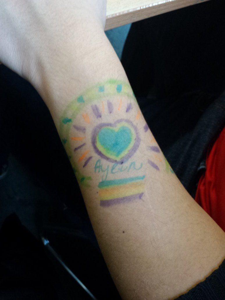 kalp0124's tweet photo. HD Pictures of my artwork on @VQAsia10 's arm https://t.co/oXTOJSzpy2