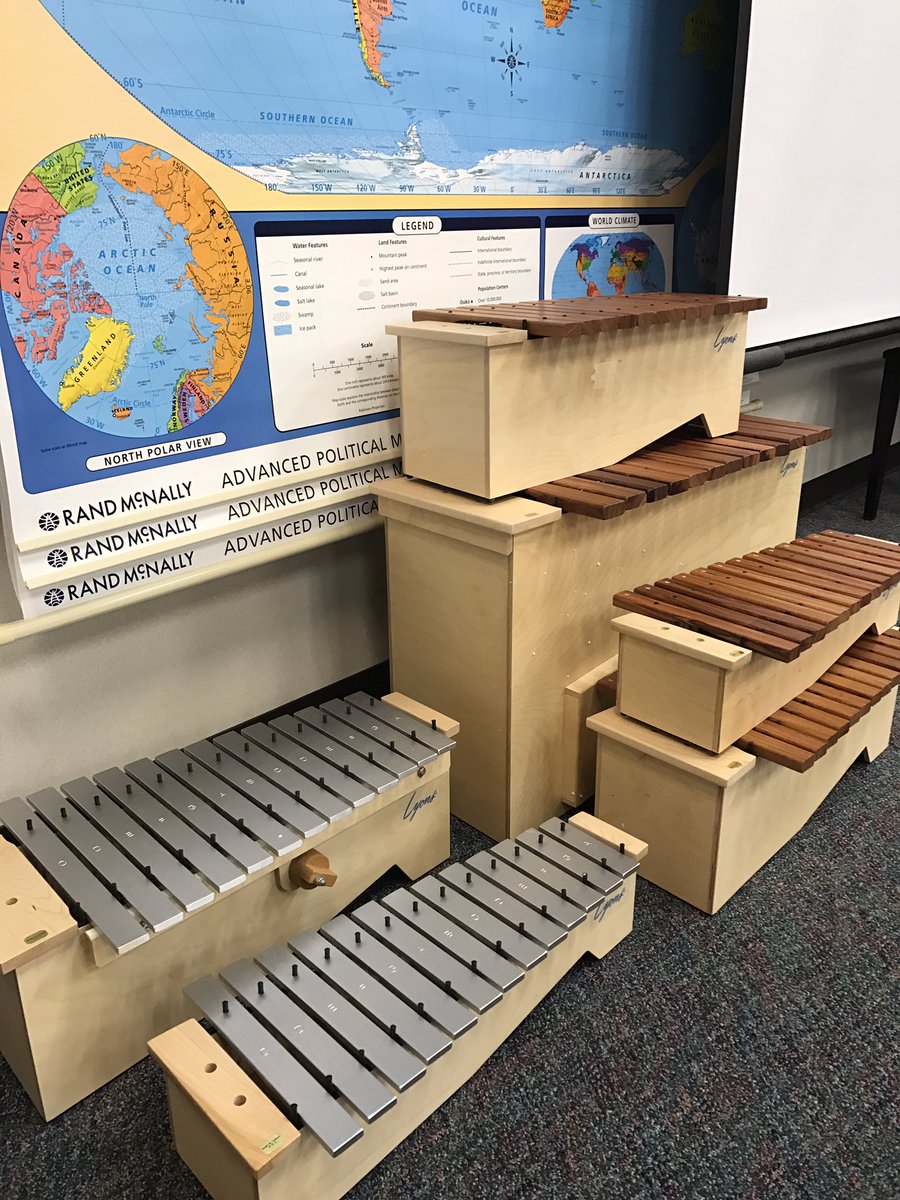 TCEsings's tweet photo. Thank you to all who donated in support of our #TCEcardinals music room! 6 new instruments! #grateful #thankyou #shiny #timetomakemusic https://t.co/gVB4JPcHmp