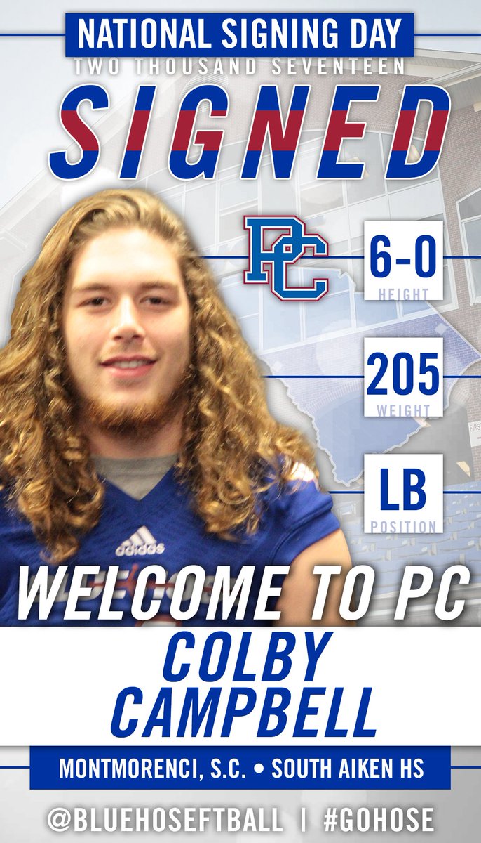 Welcome to PC, Colby Campbell!

HIGHLIGHTS: bit.ly/2kqy5M2

#GoHose #NSD17