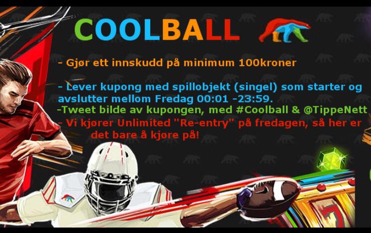 Tipsnetwork_'s tweet photo. Vi presenterer #Coolball!
-Snøballkonkurranse fra Fredag til Søndag.
2500kr i premie! https://t.co/CuX6vgOYPA