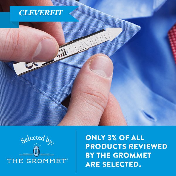 CLEVERFITStay's tweet photo. Yay! CLEVERFIT was selected by the Grommet as an innovative men's accessory! His perfect Valentine's Day gift 😘 https://t.co/IjzPidMQh4 https://t.co/aFaQfZS9dk