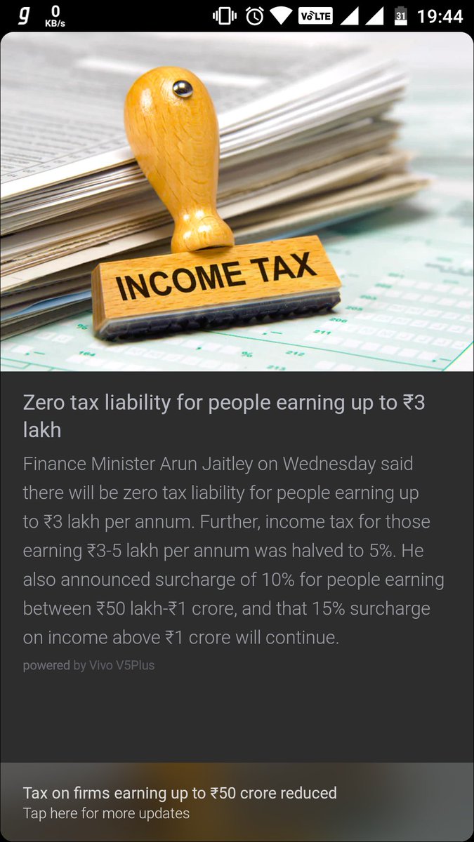 ijasnahamed's tweet photo. A small liability relief even though zero savings 😂😋😋 #Budget2017 #india https://t.co/6HcTh8pOfs