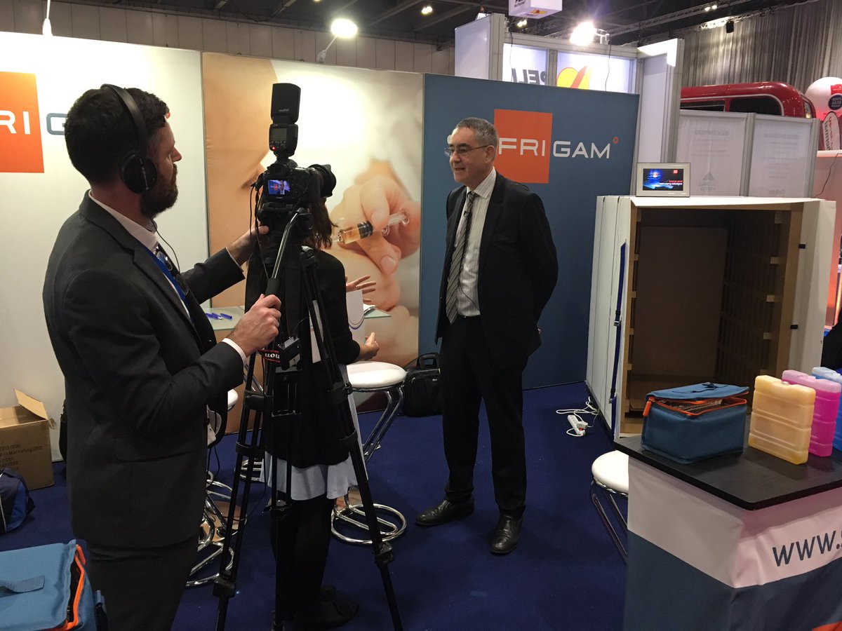 Sofrigam's tweet photo. Thanks @ColdChainIQ for the interview! #TCL2017 #coldchain #lastmile https://t.co/5PSNBqB5B9