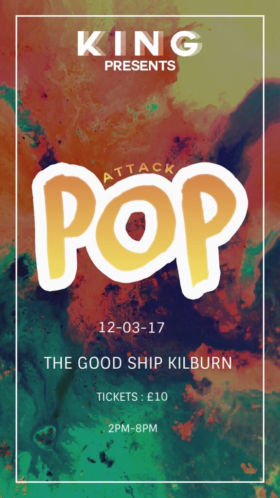 POPATTACKEVENTS's tweet image. Make sure you attend the launch of #POPATTACK on the 12th March. Not one to miss 😝
Go get your tickets now 👇🏼
eventbrite.com/e/pop-attack-t